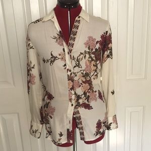 Johnny Was Floral Blouse